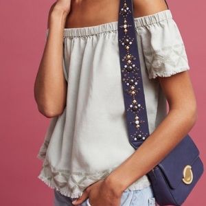 Anthropologie Cloth & Stone Off the Shoulder Top